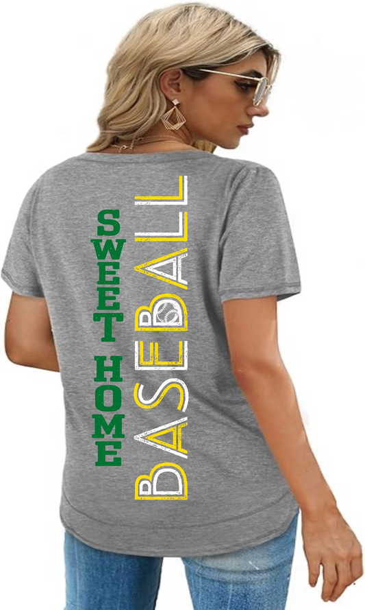 Sweet Home Baseball High - Low Tee