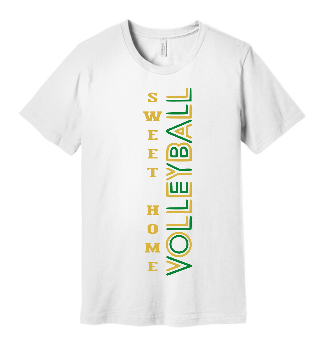 Sweet Home Volleyball Vertical Design